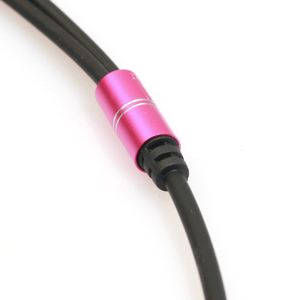 Roter 3,5-mm-Kopfhörer-Splitter auf zwei Buchsen