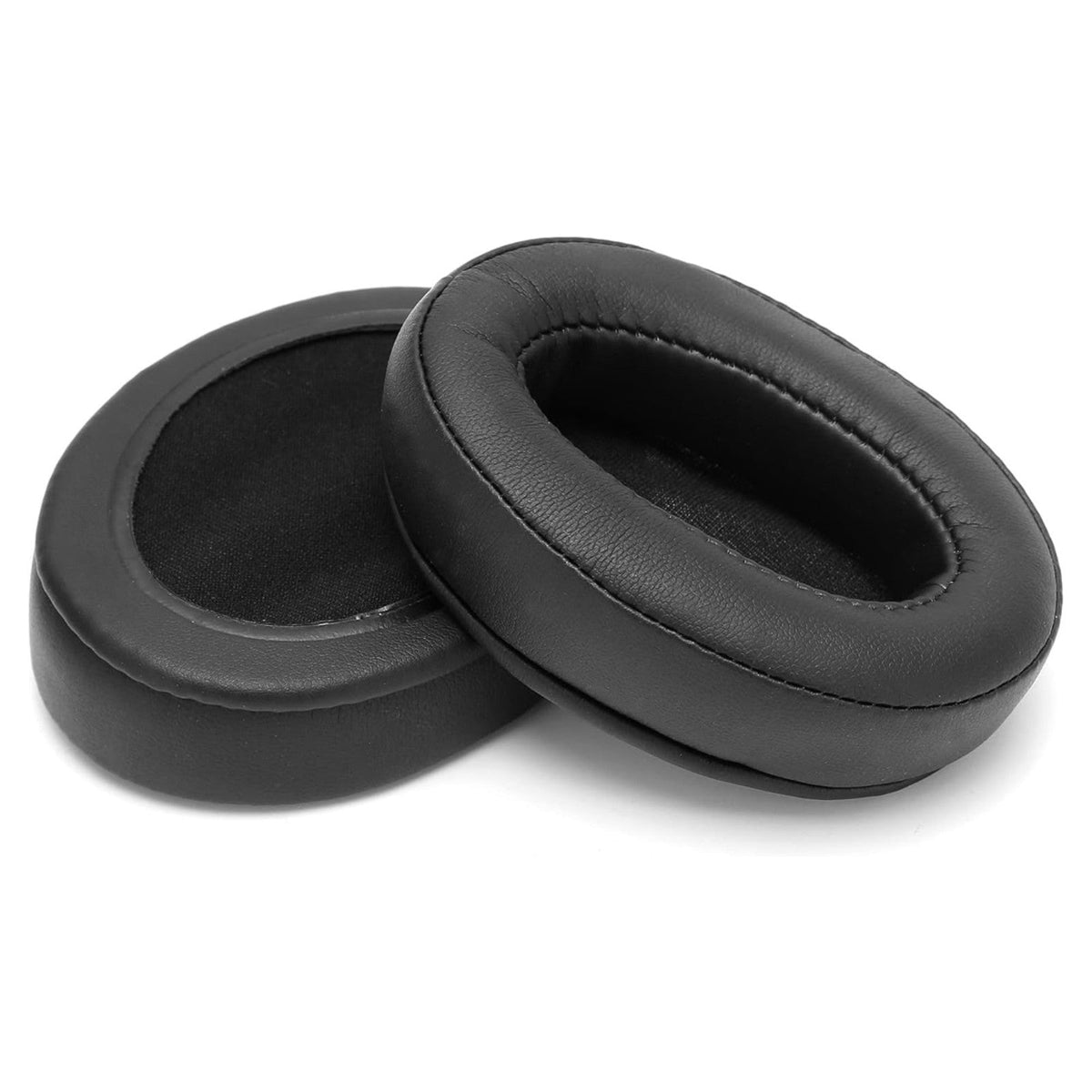 Schwarze Kunstleder-Ohrpolster für Sennheiser Momentum 2 On-Ear