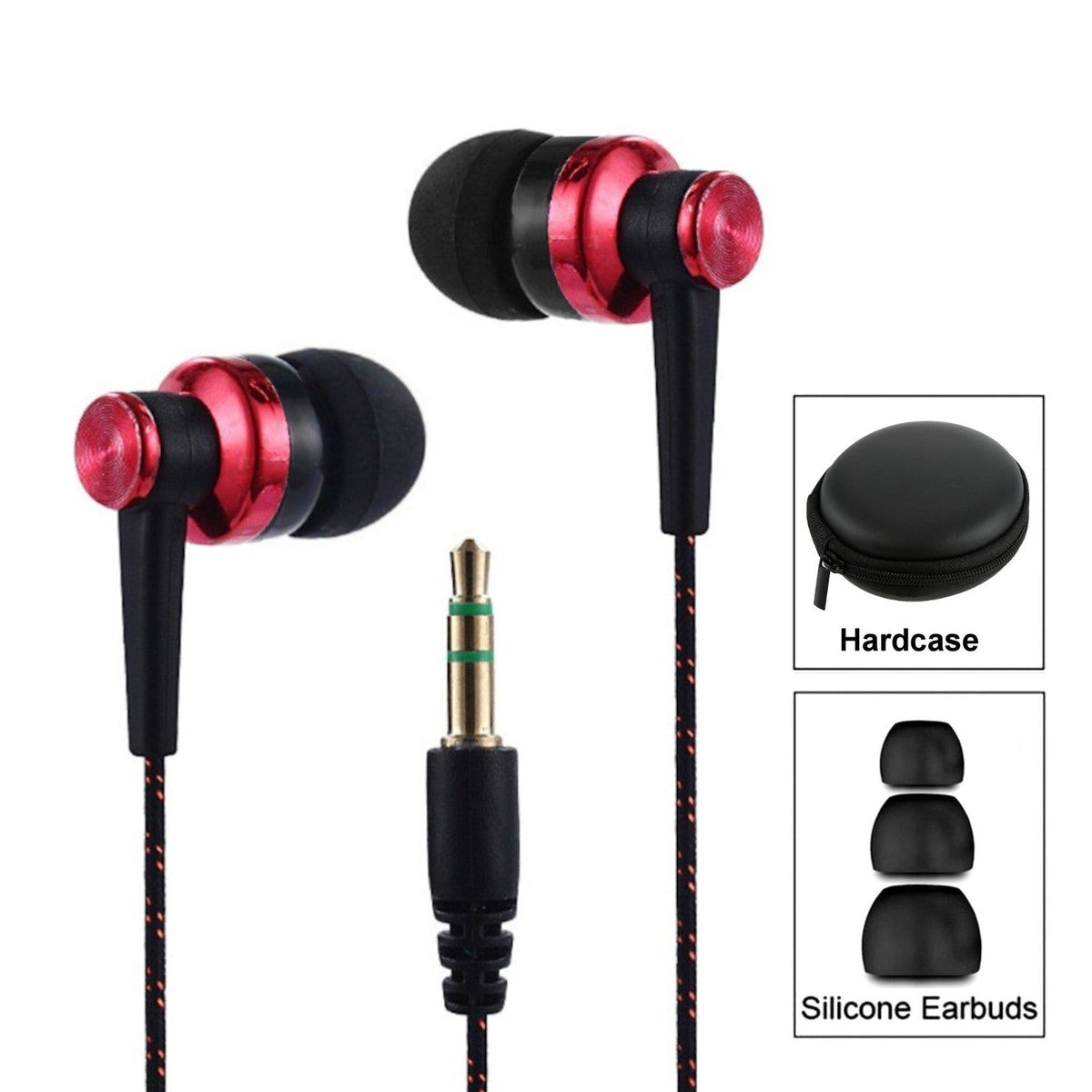 S26 Belly Metall In-Ear-Kopfhörer mit Hardcase