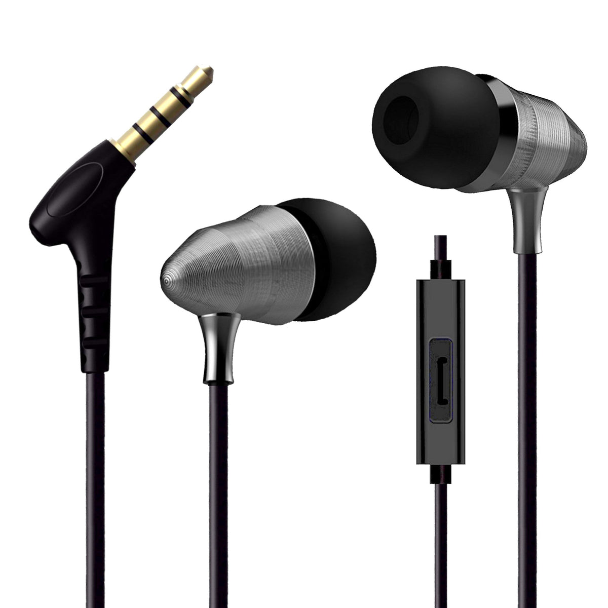 Silbernes KZ X6 HS Pro Metall In-Ear-Headset