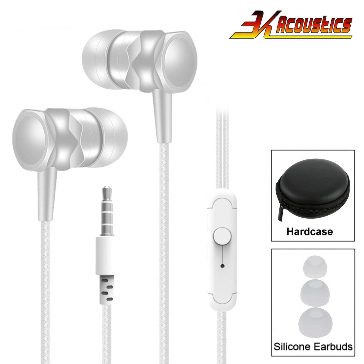 3K S20 In-Ear-Headset mit Tasche