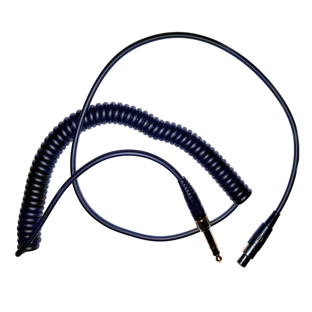 3 m Mini-XLR Spiralkabel für AKG und beyerdynamic