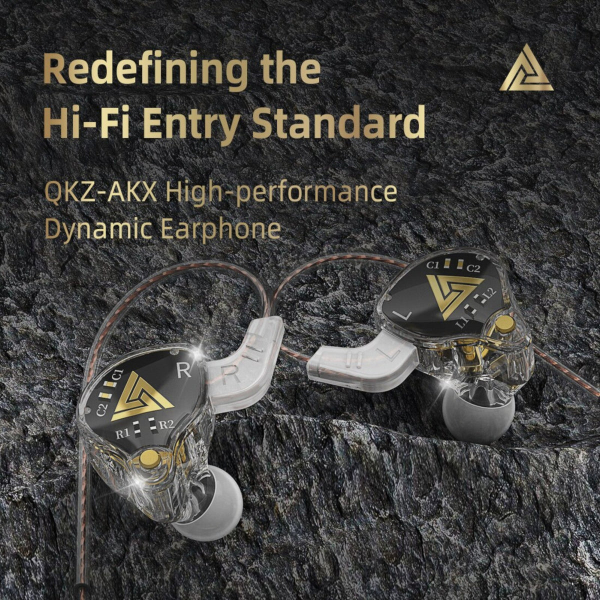 QKZ AKX Pro HiFi In-Ear-Headset mit Hardcase