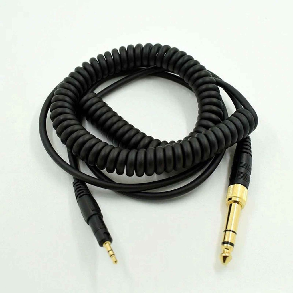1,4-2,8m Audio Spiral Anschlusskabel Audio Technica Pioneer Sennheiser ...