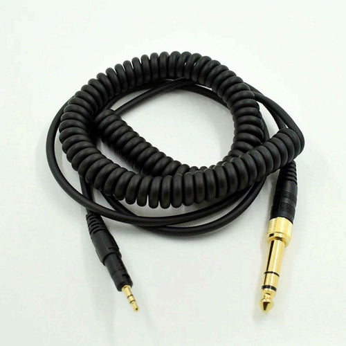 1,4-2,8m Audio Spiral Anschlusskabel Audio Technica Pioneer Sennheiser ...
