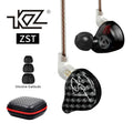 Schwarze KZ ZST Pro Hybrid In-Ear-Kopfhörer