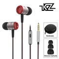 Silber-rotes KZ ED1HS In-Ear-Headset