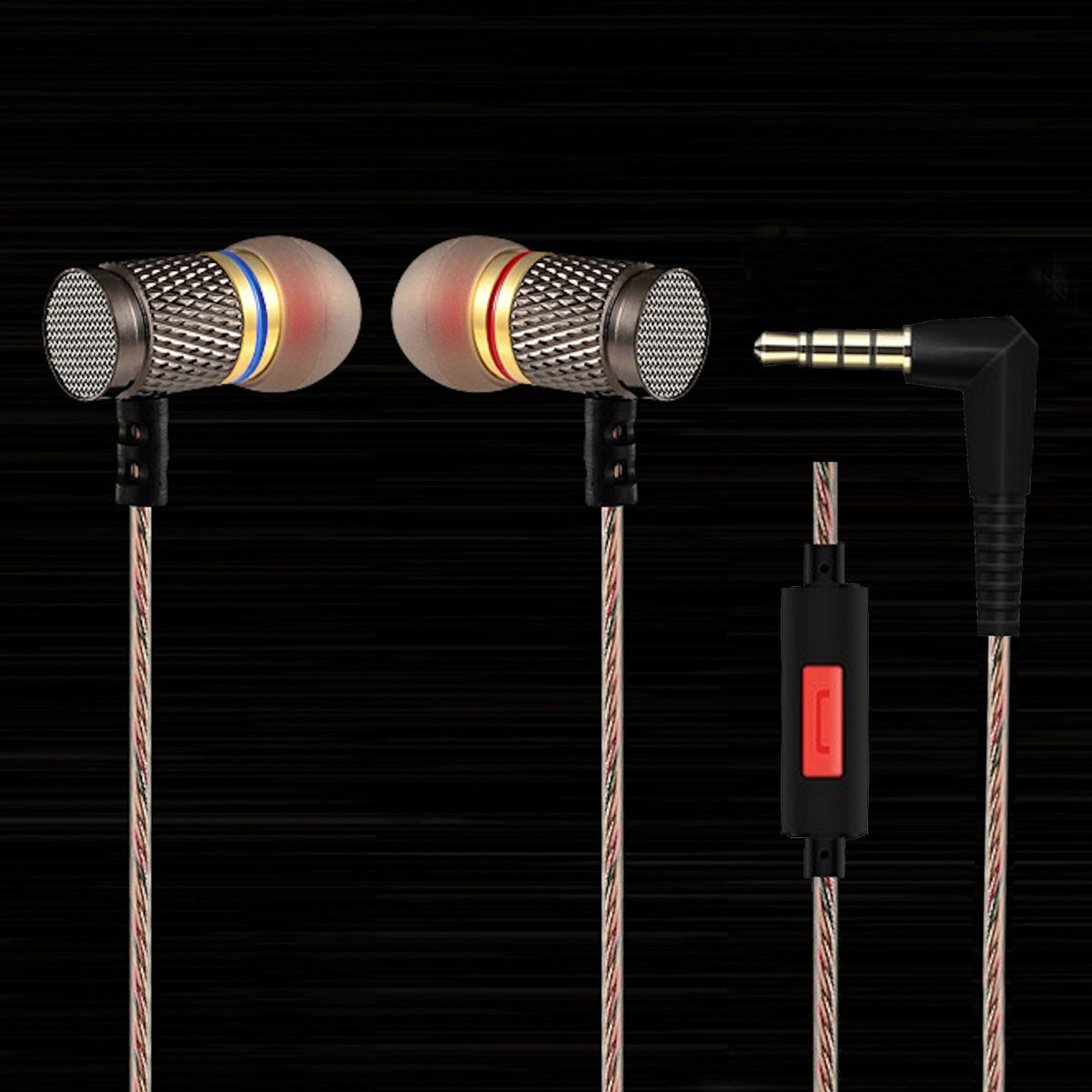 KZ ED2 EDR2 In-Ear-Headset in Gunmetal