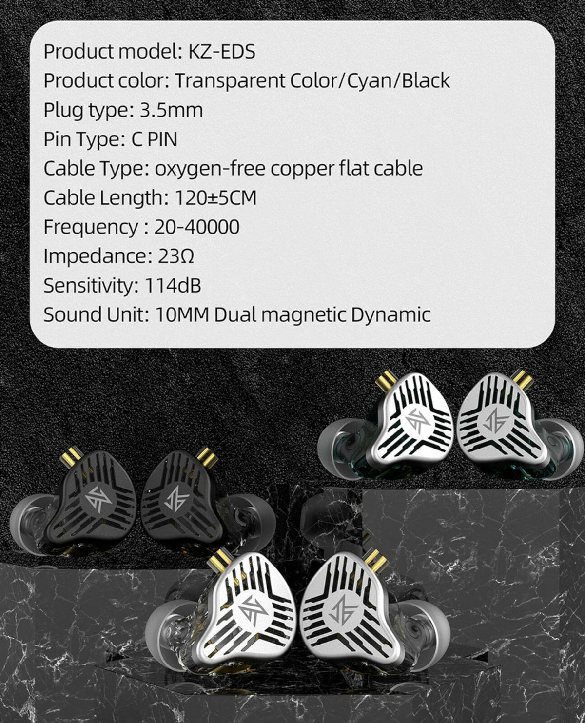 KZ EDS HiFi In-Ear-Headset