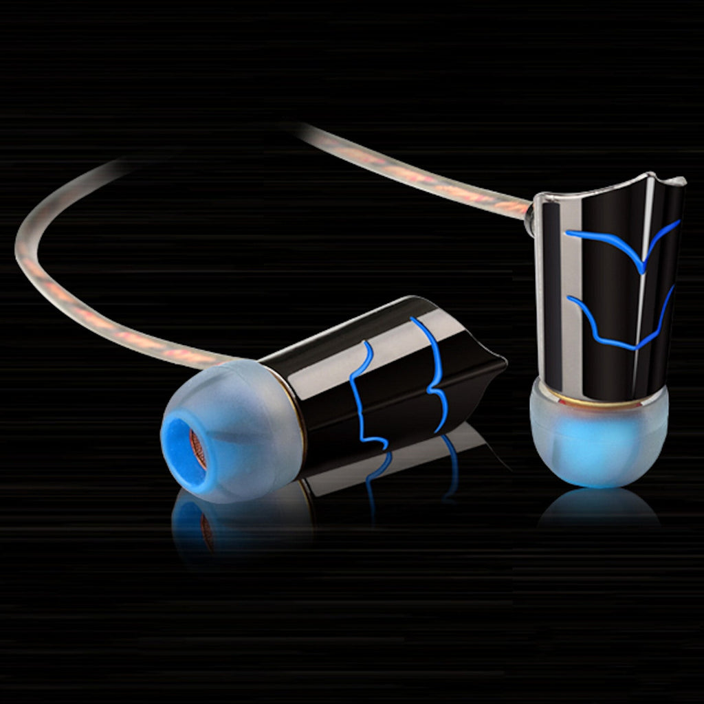 Schwarz-blaues KZ ED8 HS Pro In-Ear-Headset