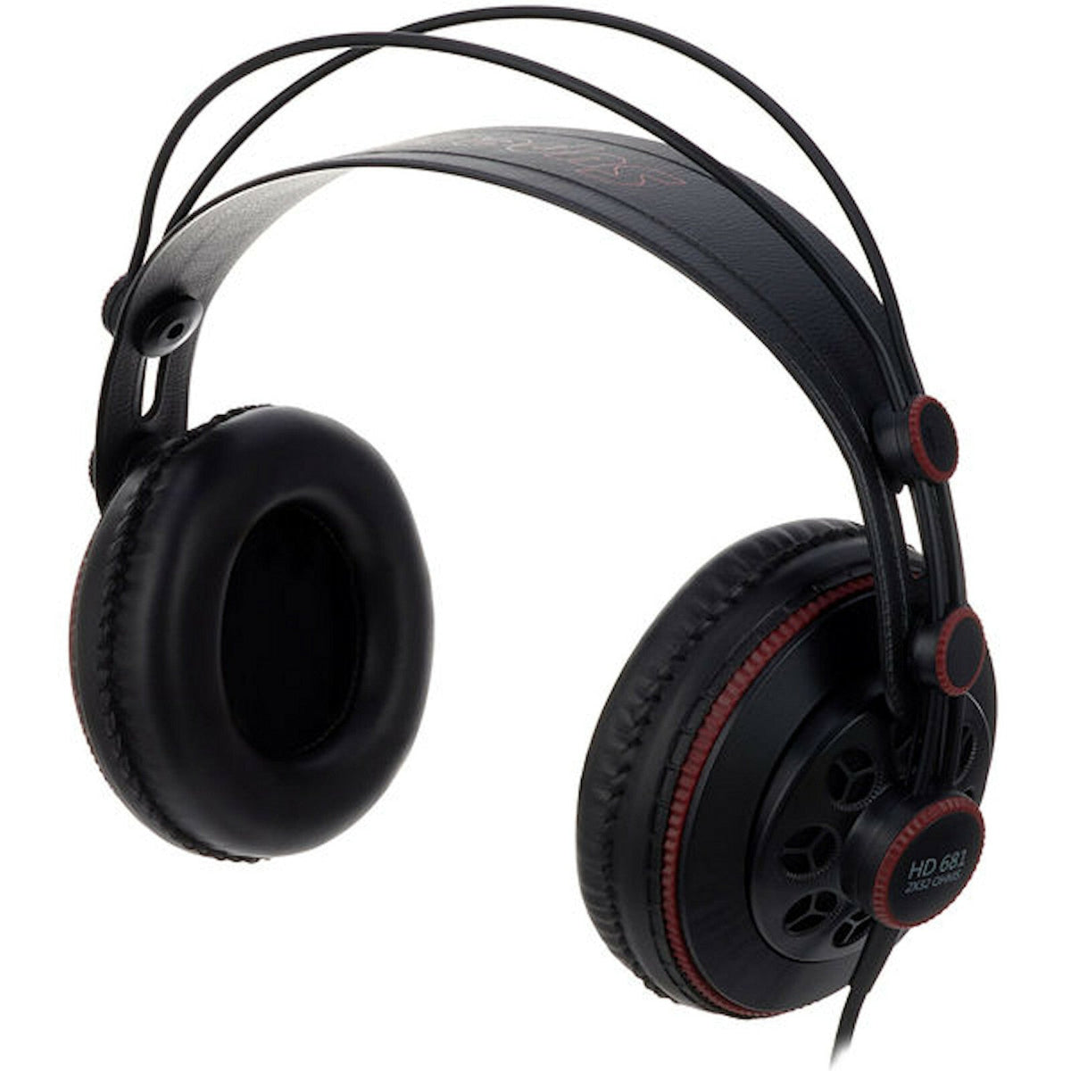 Schwarz-rote Superlux HD681 Studio-Kopfhörer