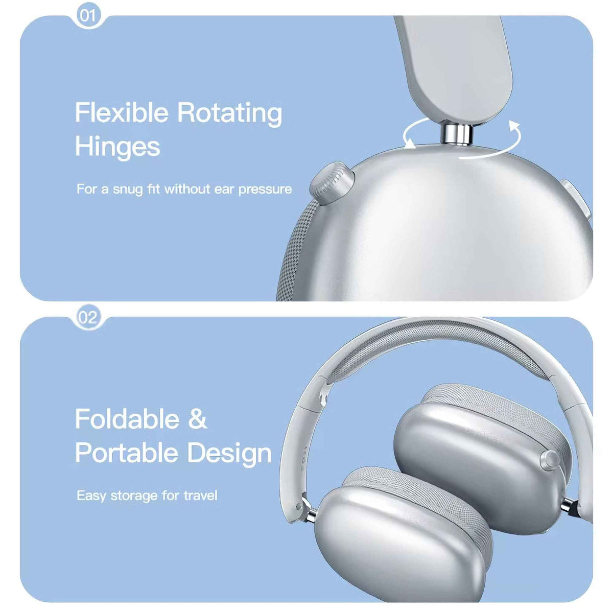 SY-T9 ENC Bluetooth Over-Ear-Kopfhörer