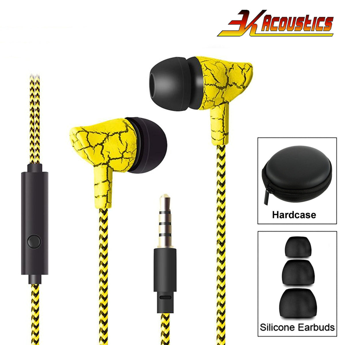 3K Cracked Style In-Ear-Headset