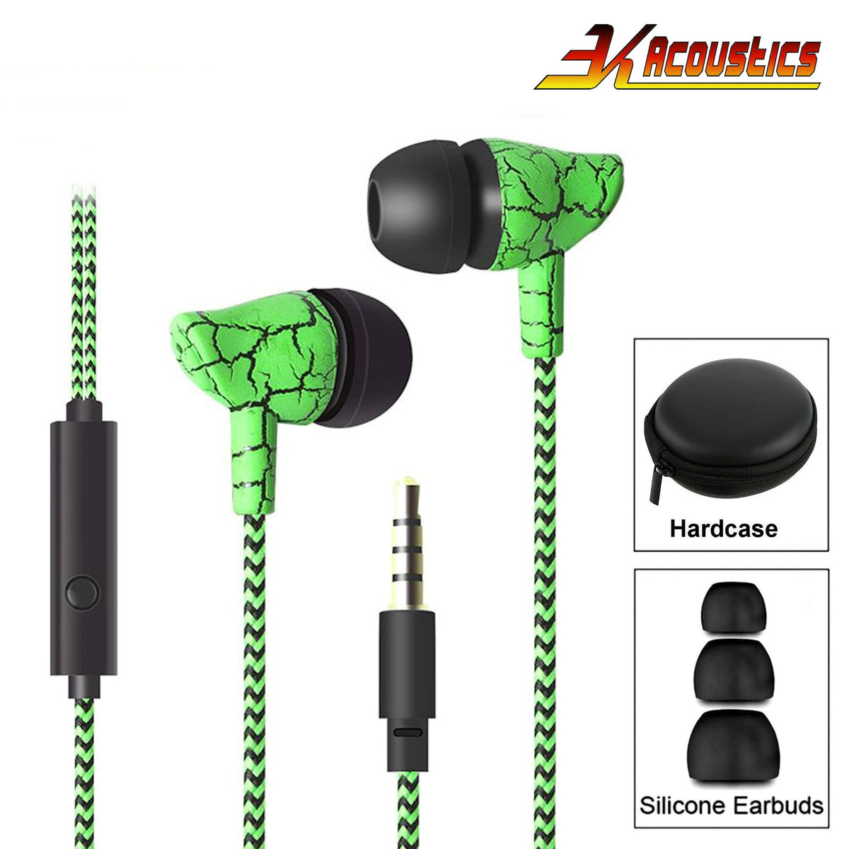 3K Cracked Style In-Ear-Headset