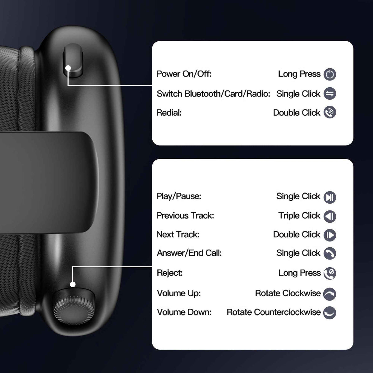 SY-T9 ENC Bluetooth Over-Ear-Kopfhörer