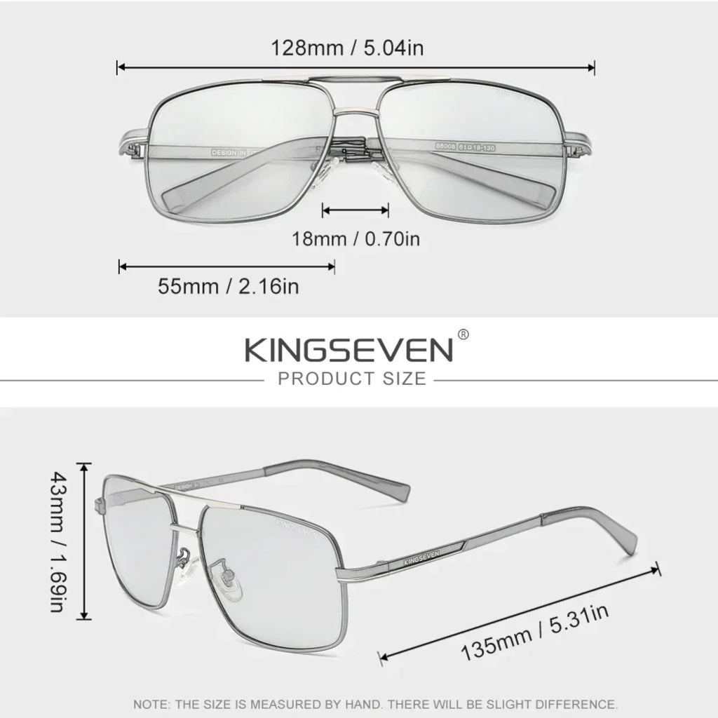 Sonnenbrille Kingseven 7891 R Premium Pilotenbrille Männer Polarisiert UV400 HD - 3KShop.de