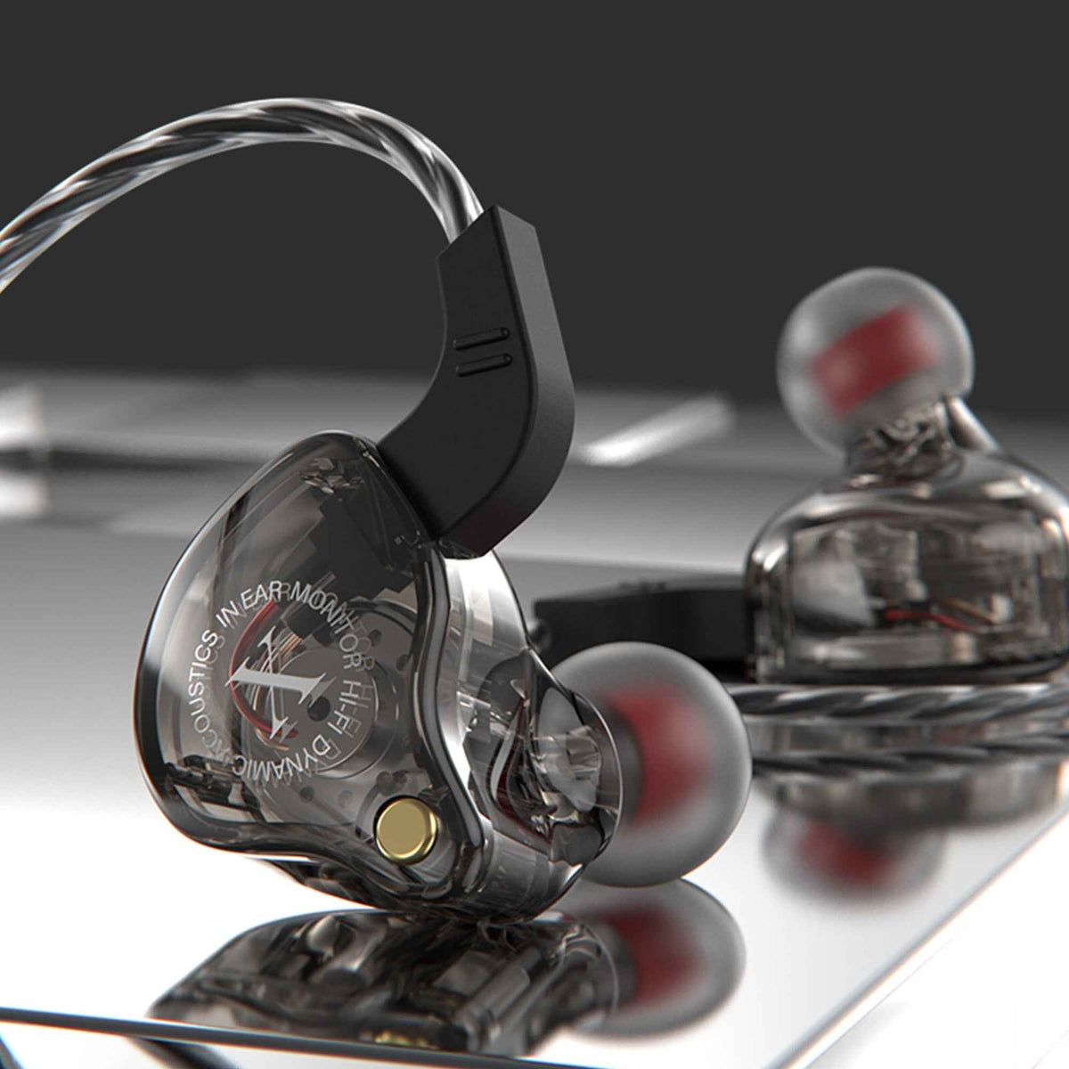 Original 3K X2 HD Professional HiFi Kopfhörer Headset Premium In-Ear Rot