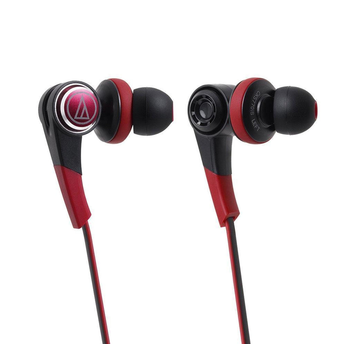 Rote Audio-Technica ATH-CKS770IS In-Ear-Kopfhörer mit Mikrofon