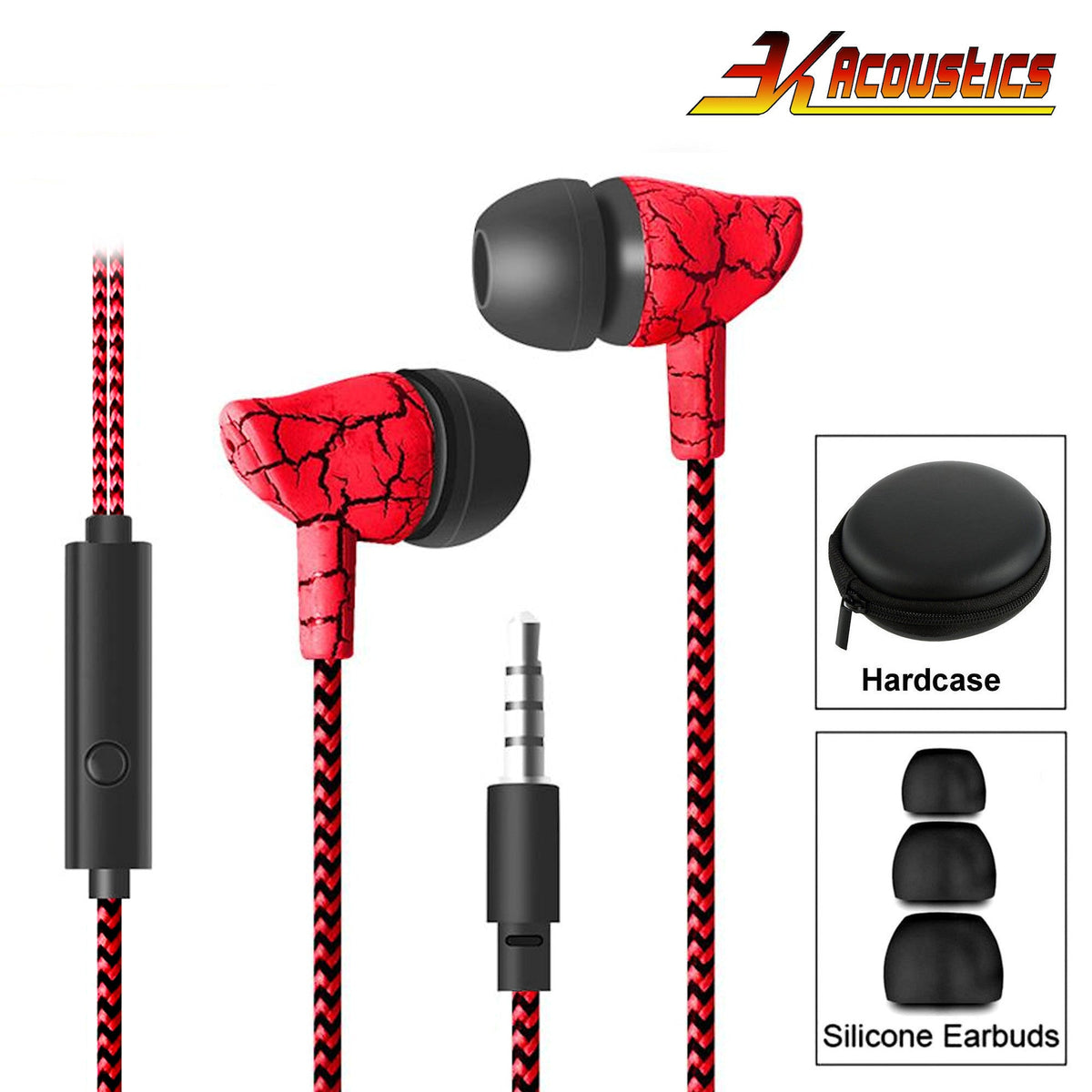 3K Cracked Style In-Ear-Headset