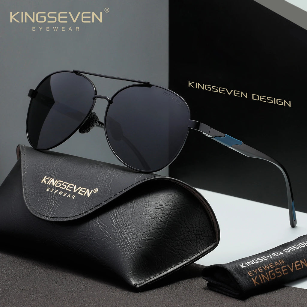 Sonnenbrille Kingseven 7228 B Premium Pilotenbrille Männer Polarisiert UV400 HD - 3KShop.de