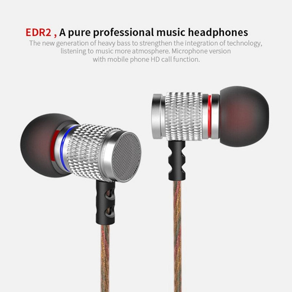 Silbernes KZ ED2 EDR2 In-Ear-Headset