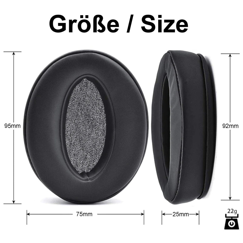 Schwarze Mesh-Ohrpolster für Sennheiser HD4-Serie