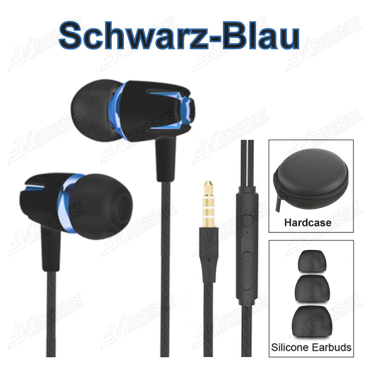 S9+ In-Ear-Kopfhörer mit Lautstärkeregler