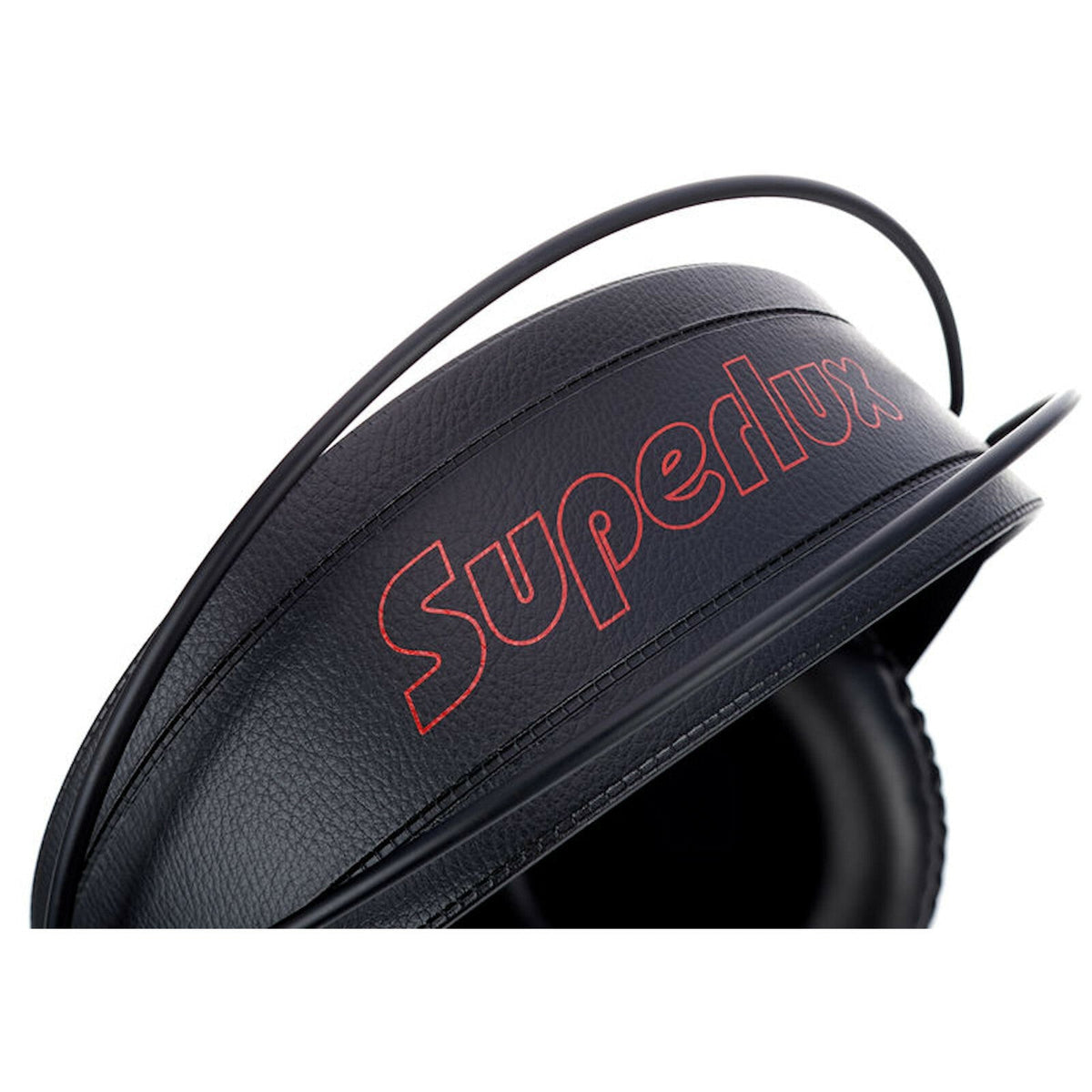 Schwarz-rote Superlux HD681 Studio-Kopfhörer