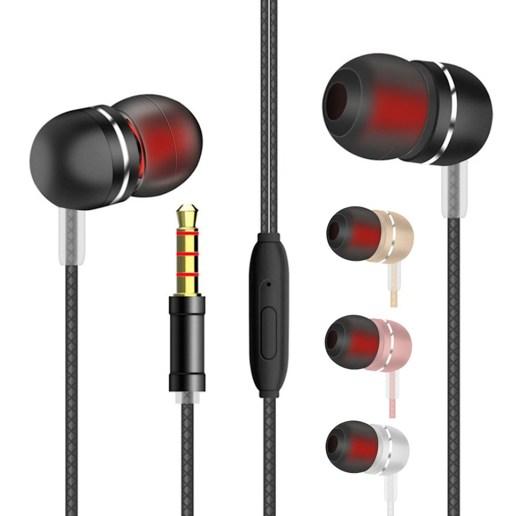 3K V13 In-Ear-Kopfhörer mit Mikrofon und PU-Tasche