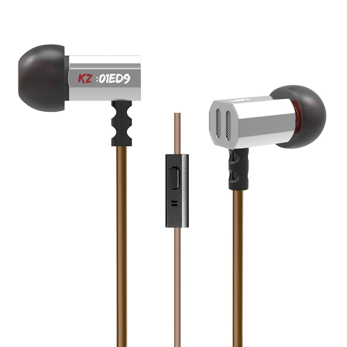 Silberne KZ ED9 HiFi In-Ear-Kopfhörer