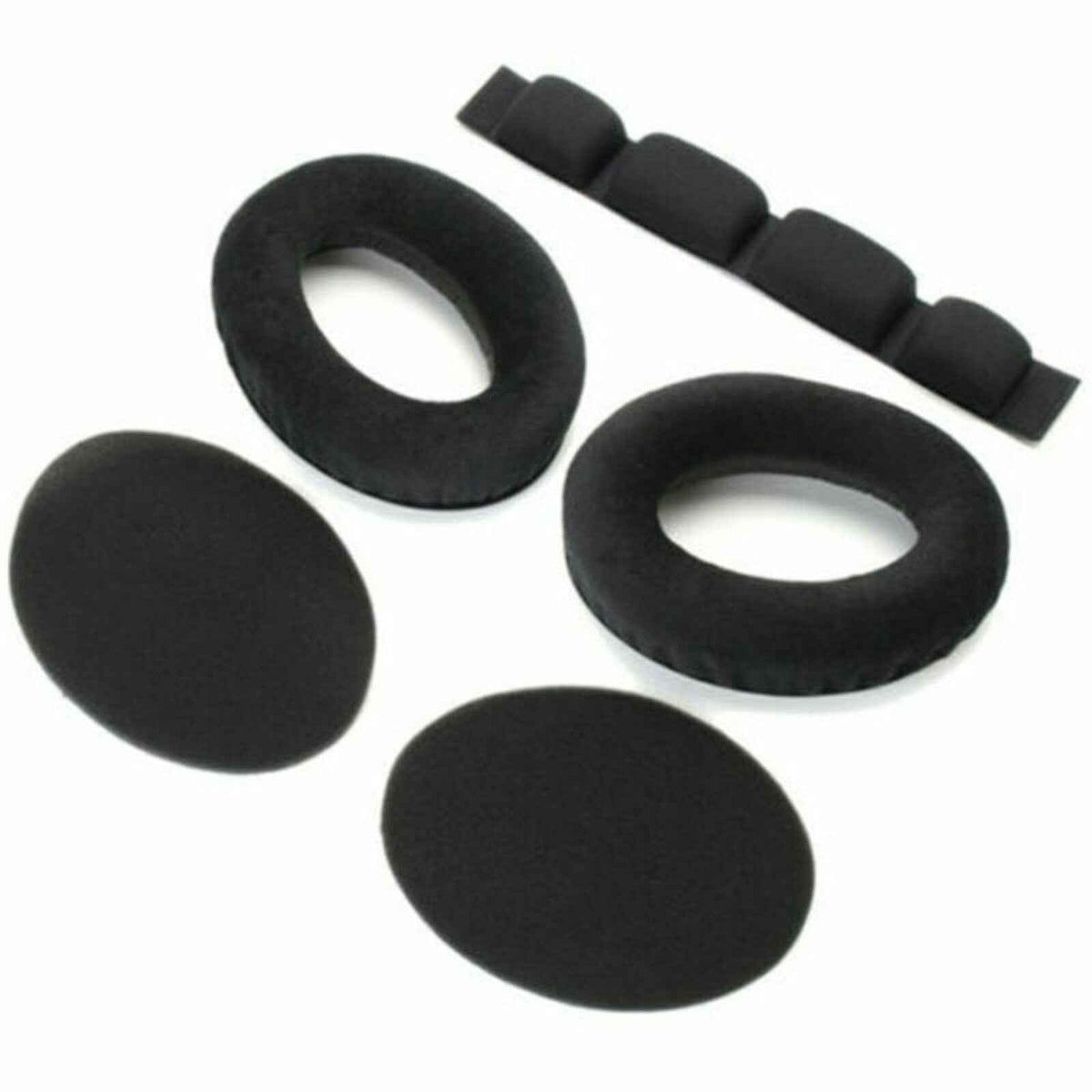 Velour Ohrpolster Kopfband für Sennheiser Kopfhörer HD545, HD580, HD600, HD650, HD660
