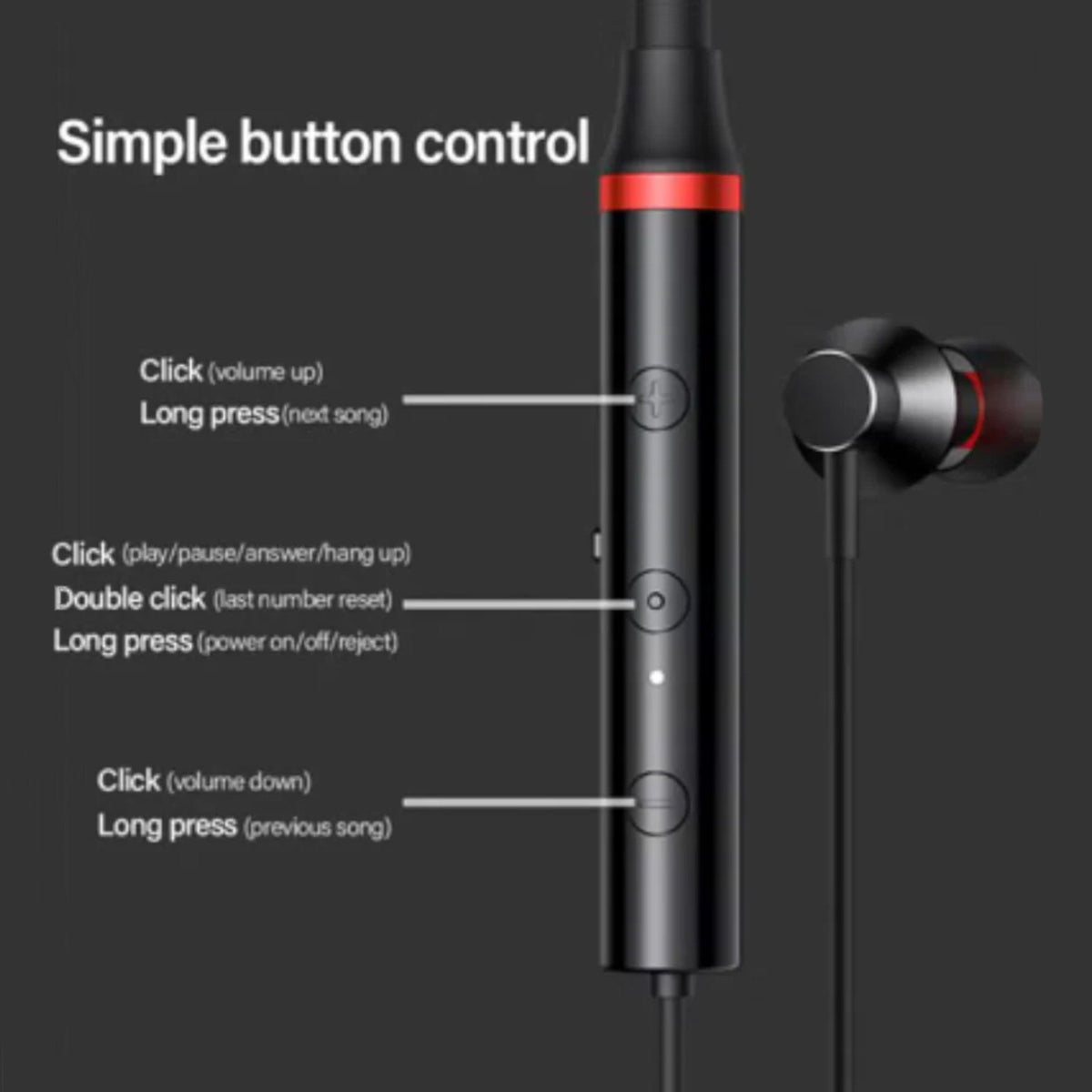 Lenovo HE05X Bluetooth Nackenbügel-Kopfhörer