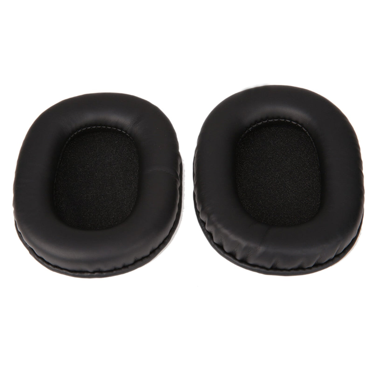 Schwarze Kunstleder-Ohrpolster für Audio-Technica M50X M40X