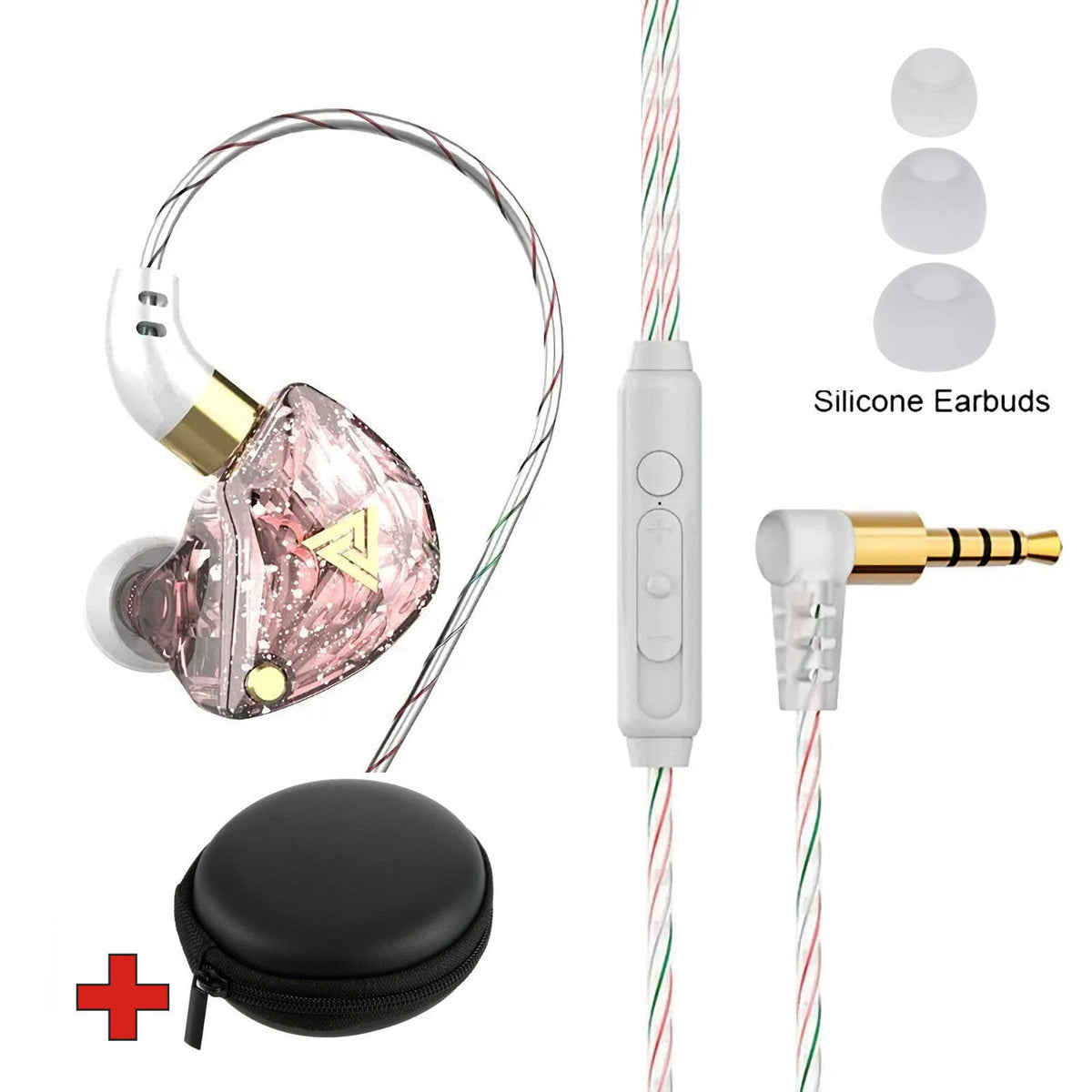 QKZ SK8 HiFi In-Ear-Headset mit Hardcase