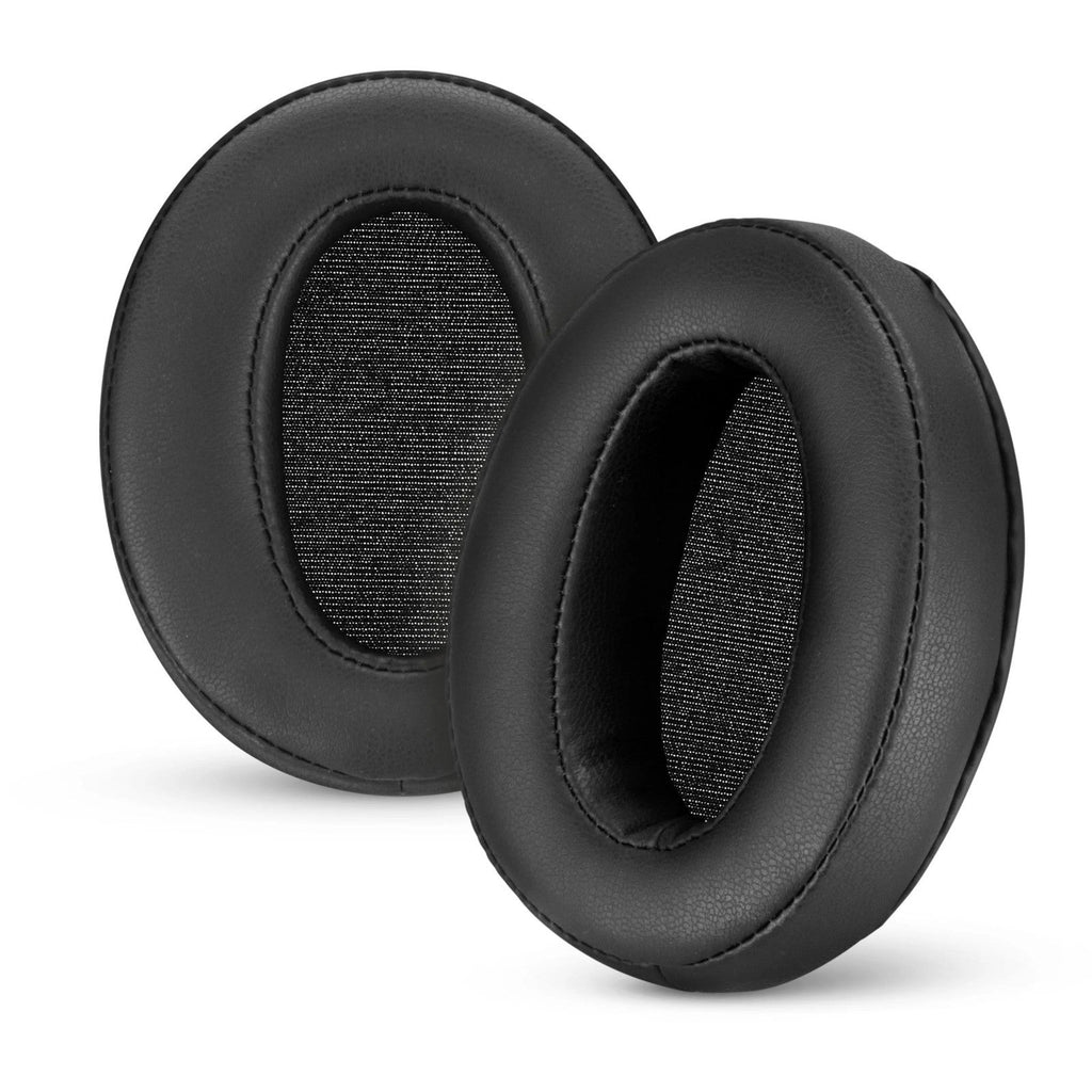 Schwarze Kunstleder-Ohrpolster für Sennheiser Momentum 2 On-Ear