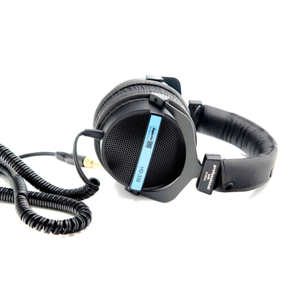 Schwarz-silberne Superlux HD330 Kopfhörer