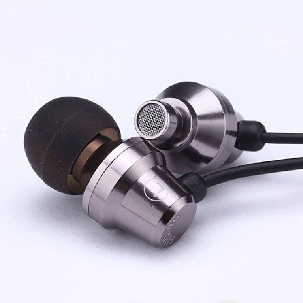 Gunmetal-schwarzes MX1 Metall In-Ear-Headset