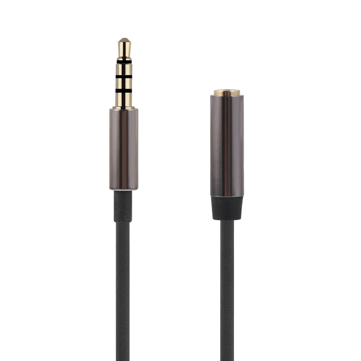Schwarze 1 m 4-polige Headset-Verlängerung
