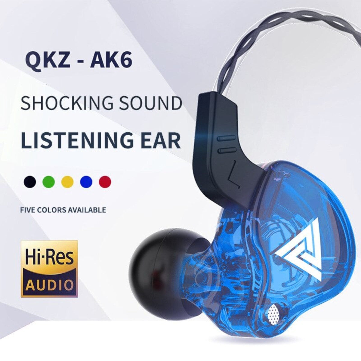Blauer QKZ AK6 Hi-Res In-Ear-Kopfhörer