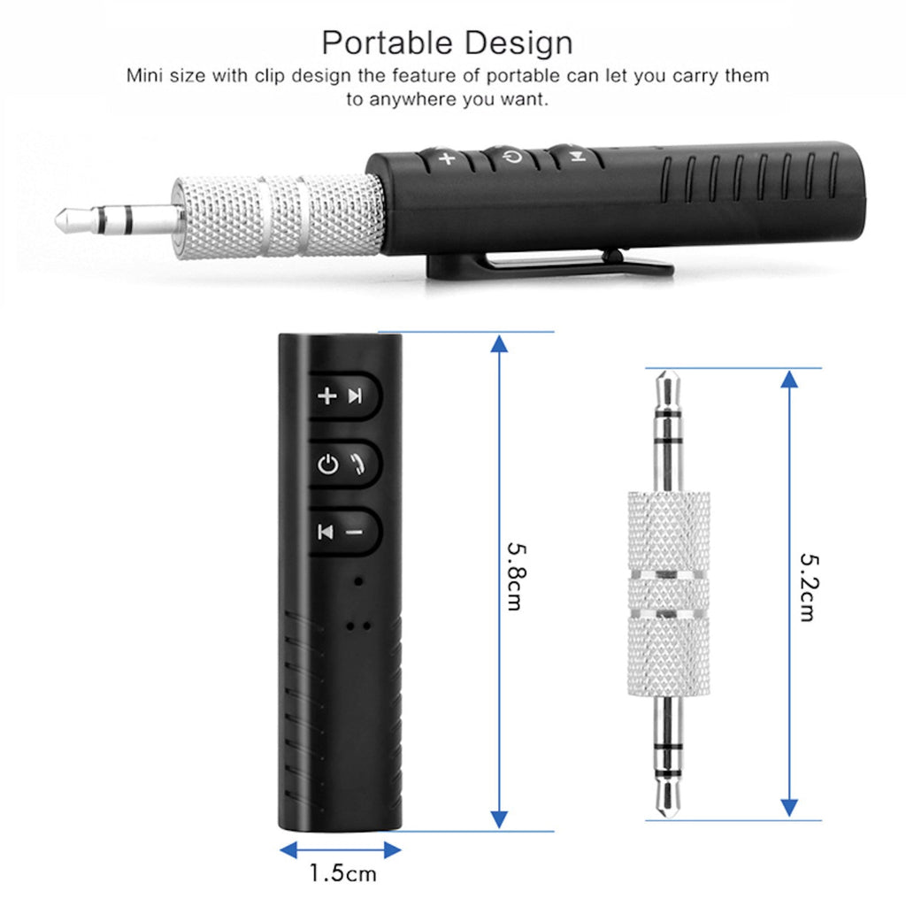 Mini Bluetooth Audio-Empfänger mit 3,5-mm-AUX