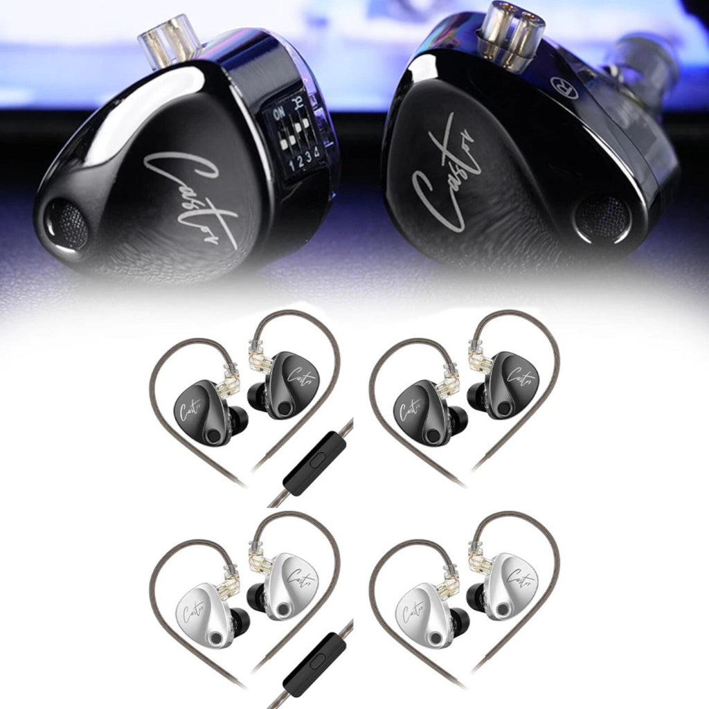 KZ Castor In-Ear-Kopfhörer mit einstellbarem Bass