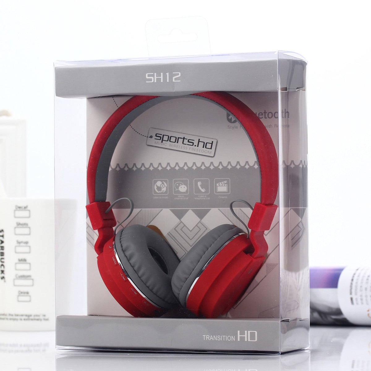 3K SH12 Bluetooth Kopfhörer mit TF-Kartenfach