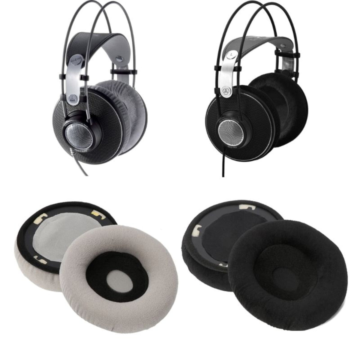 Velours-Ohrpolster für AKG K701 K702 und K712 Pro
