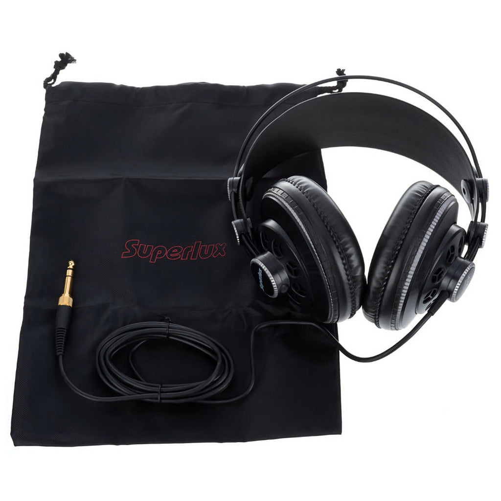 Schwarz-graue Superlux HD681 Studio-Kopfhörer
