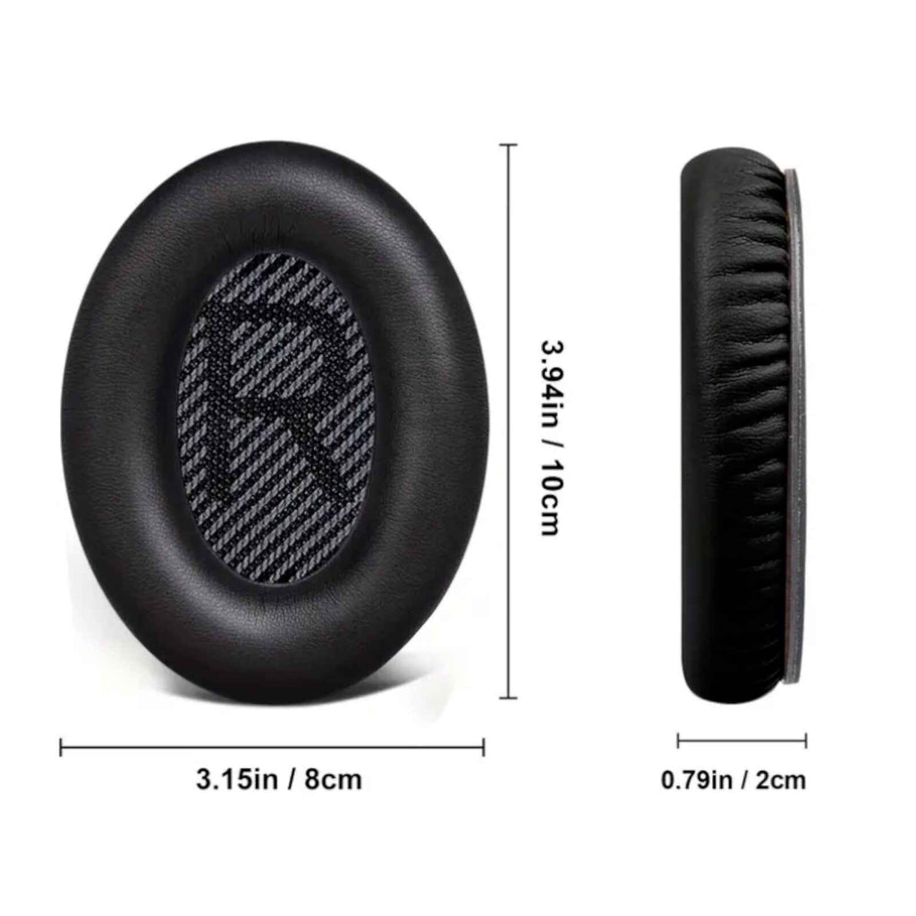 Ohrpolster für Bose QuietComfort QC35 QC15 QC45 QC25 Q35 II Schwarz
