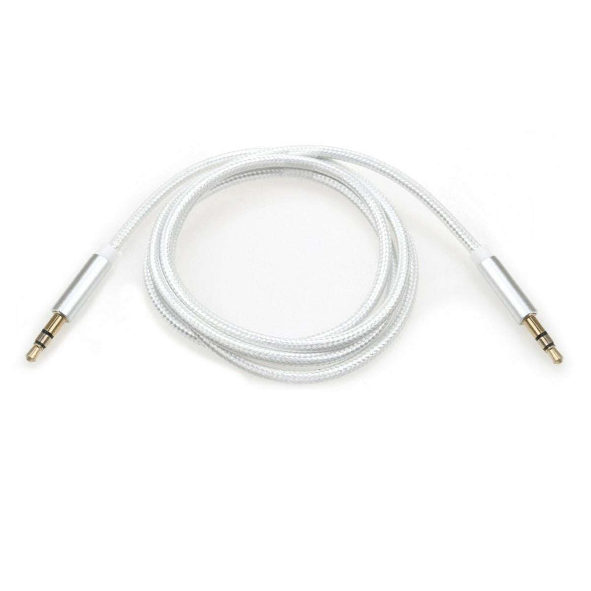 VPB 1 m Nylon AUX-Kabel mit 3,5-mm-Steckern