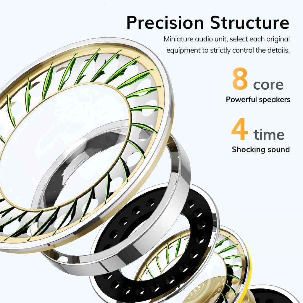 Grüner 3K TOPK F36 Metall In-Ear-Kopfhörer