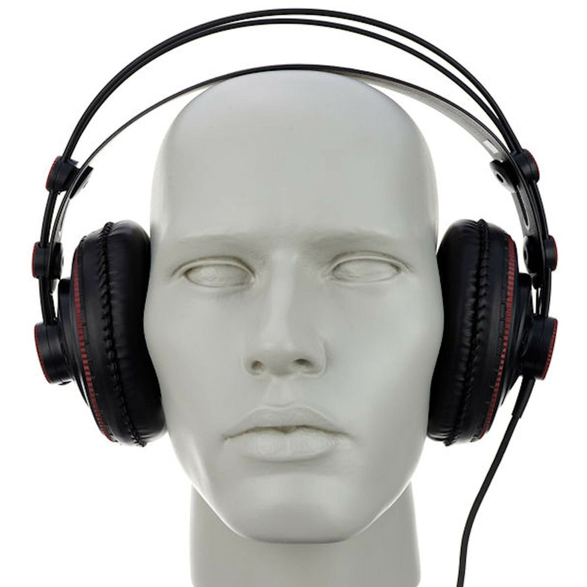 Schwarz-rote Superlux HD681 Studio-Kopfhörer