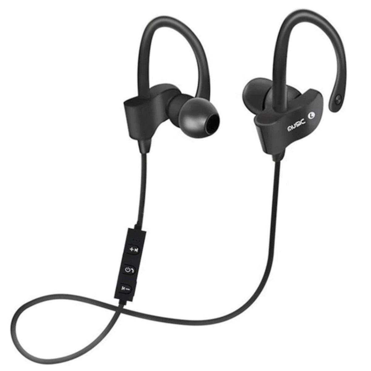 Schwarzer OB-01 Bluetooth Sport-Ohrbügelkopfhörer