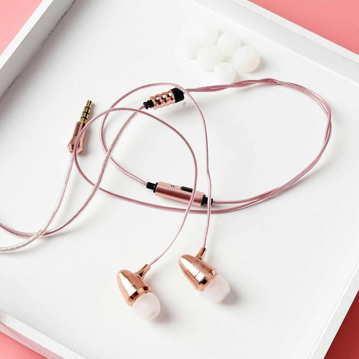 Rosafarbenes KZ X6 HS In-Ear-Headset